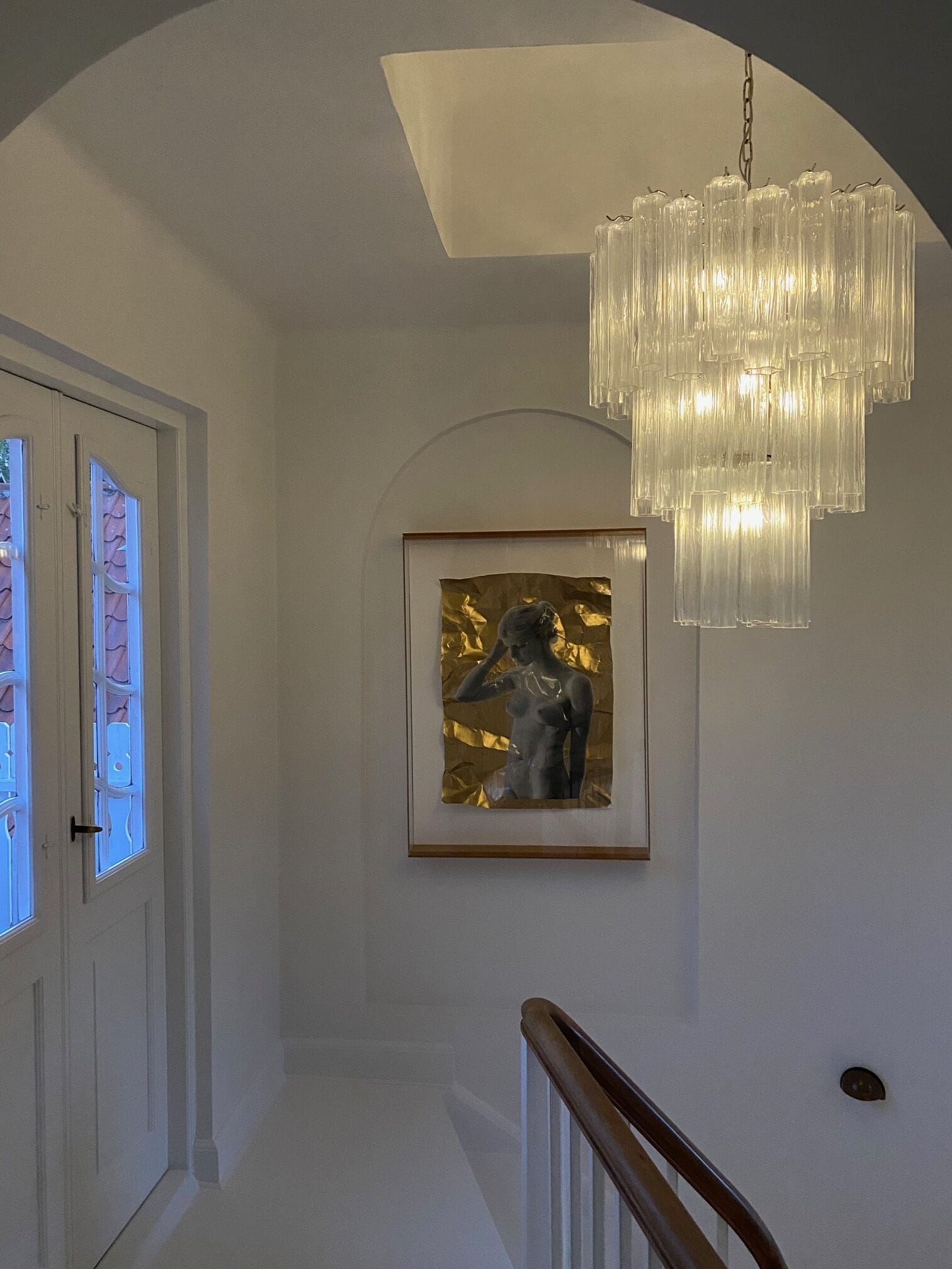 Murano Lysekrone 48 Glassrør